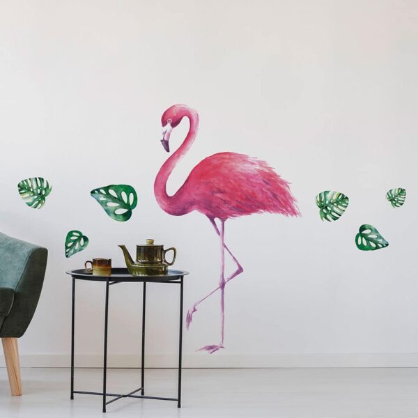 Tropical Flamingos αυτοκόλλητα τοίχου βινυλίου Ango – 44237