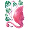 Tropical Flamingos αυτοκόλλητα τοίχου βινυλίου Ango – 44237