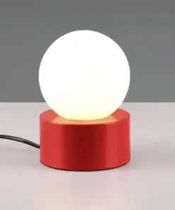 Επιτραπέζιο Φωτιστικό Trio Lighting 1x E14 Διακόπτης Αφής Χρώματος Κόκκινο – R59051010