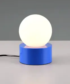 Επιτραπέζιο Φωτιστικό Reality 1x E14 Διακόπτης Αφής Χρώματος Μπλε – R59051012
