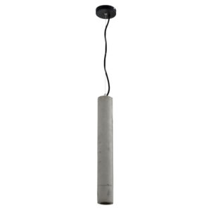 InLight Κρεμαστό φωτιστικό γκρι από τσιμέντο 1XE27 D:7cm (4435)
