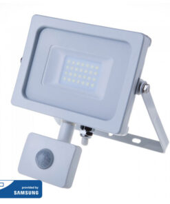LED Προβολέας με Ανιχνευτή Κίνησης 20W V-TAC Samsung Chip Λευκός IP65 Ψυχρό Λευκό 6400K – 450