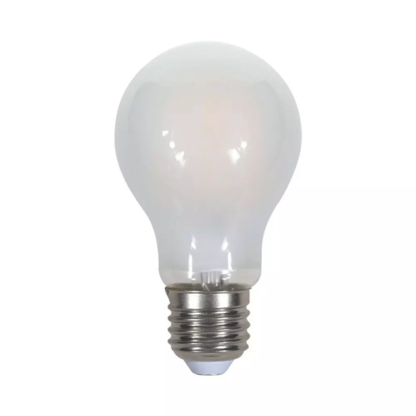Λάμπα LED E27 A67 Filament 8W Ψυχρό λευκό 6400K Frost Cover V-TAC – 4485