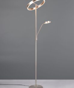 Φωτιστικό Δαπέδου Νίκελ Ματ WILLIS LED 44W 5150lm CCT Dimmable Trio Lighting – 449510207