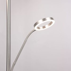 Φωτιστικό Δαπέδου Νίκελ Ματ WILLIS LED 44W 5150lm CCT Dimmable Trio Lighting – 449510207