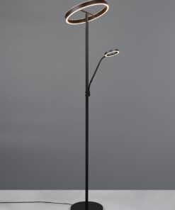 Φωτιστικό Δαπέδου Μαύρο Ματ WILLIS LED 44W 5150lm CCT Dimmable Trio Lighting – 449510232