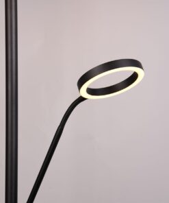 Φωτιστικό Δαπέδου Μαύρο Ματ WILLIS LED 44W 5150lm CCT Dimmable Trio Lighting – 449510232