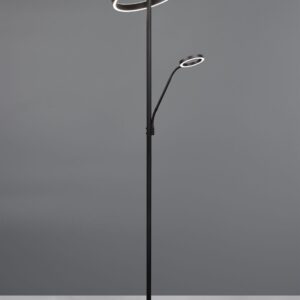 Φωτιστικό Δαπέδου Μαύρο Ματ WILLIS LED 44W 5150lm CCT Dimmable Trio Lighting – 449510232