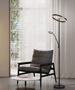 Φωτιστικό Δαπέδου Μαύρο Ματ WILLIS LED 44W 5150lm CCT Dimmable Trio Lighting – 449510232