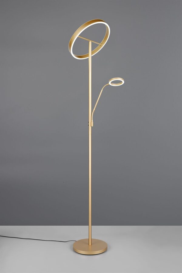 Φωτιστικό Δαπέδου Χρύσο WILLIS LED 44W 5150lm CCT Dimmable Trio Lighting – 449510279