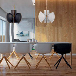 InLight Κρεμαστό φωτιστικό από μαύρο μέταλλο (4506-BL)