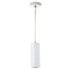 InLight Κρεμαστό φωτιστικό λευκό από γύψο 1XE27 D:7cm (4507)