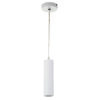 InLight Κρεμαστό φωτιστικό λευκό από γύψο 1XE27 D:7cm (4508)