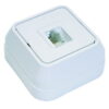 ΙΡ20 ΠΡΙΖΑ TF RJ11 ΕΞΩΤΕΡ. ΛΕΥΚΗ MAKEL – 45114