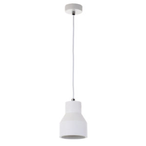 InLight Κρεμαστό φωτιστικό λευκό από γύψο 1XE27 D:15,6cm (4512)
