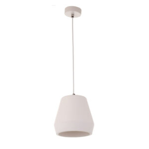InLight Κρεμαστό φωτιστικό λευκό από γύψο 1XE27 D:22,5cm (4513)