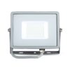 LED Προβολέας 30W V-TAC PRO Samsung Chip  100° 2400lm Γκρι Αδιάβροχος IP65 Φυσικό Λευκό 4000K – 455
