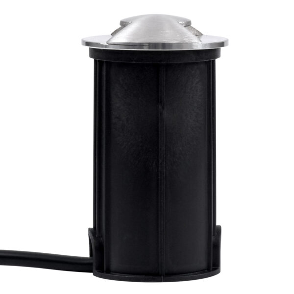GloboStar® UNDERGROUND-RENA 90663 Χωνευτό Φωτιστικό Σποτ Δαπέδου Two Sided LED 1W 115lm 30° DC 24V Αδιάβροχο IP68 Φ5 x Υ9cm Φυσικό Λευκό 4500K – Ανοξείδωτο Ατσάλι – 3 Χρόνια Εγγύηση