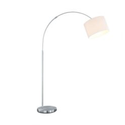 Φωτιστικό Δαπέδου Trio Lighting E27 Νίκελ Ματ Μεταλλικό 461100101