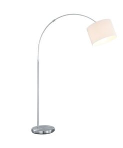 Φωτιστικό Δαπέδου Trio Lighting E27 Νίκελ Ματ Μεταλλικό 461100101