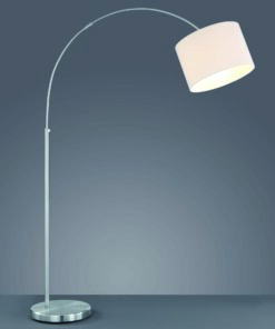 Φωτιστικό Δαπέδου Trio Lighting E27 Νίκελ Ματ Μεταλλικό 461100101