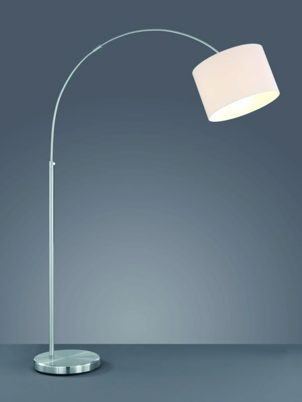 Φωτιστικό Δαπέδου Trio Lighting   E27 Νίκελ Ματ Μεταλλικό    461100101