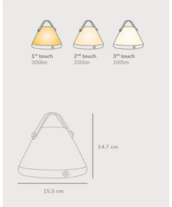 ΦΩΤΙΣΤΙΚΟ ΕΠΙΤΡΑΠΕΖΙΟ STRAP TO GO LED 2,5W 2700K IP54 – 46195001