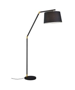 Φωτιστικό Δαπέδου Trio Lighting E27 Μαύρο Ματ Μεταλλικό 462100132