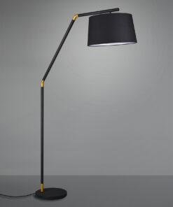 Φωτιστικό Δαπέδου Trio Lighting E27 Μαύρο Ματ Μεταλλικό 462100132