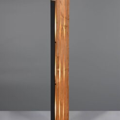 Φωτιστικό Δαπέδου με Φυσικό Ξύλο KARUNI 3x E27 Trio Lighting – 463300330