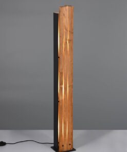 Φωτιστικό Δαπέδου με Φυσικό Ξύλο KARUNI 3x E27 Trio Lighting – 463300330