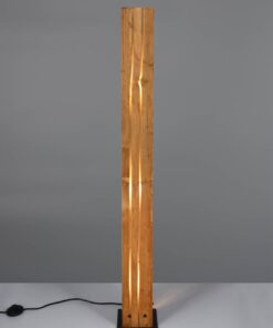 Φωτιστικό Δαπέδου με Φυσικό Ξύλο KARUNI 3x E27 Trio Lighting – 463300330