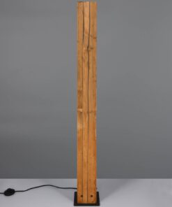 Φωτιστικό Δαπέδου με Φυσικό Ξύλο KARUNI 3x E27 Trio Lighting – 463300330