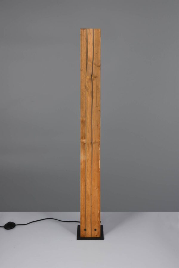Φωτιστικό Δαπέδου με Φυσικό Ξύλο KARUNI 3x E27 Trio Lighting – 463300330