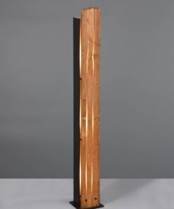 Φωτιστικό Δαπέδου με Φυσικό Ξύλο KARUNI 3x E27 Trio Lighting – 463300330