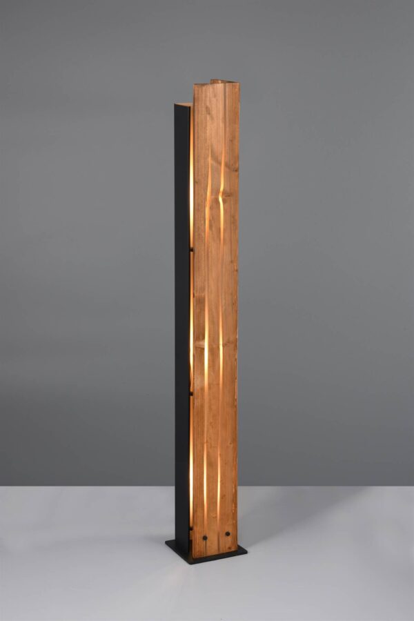 Φωτιστικό Δαπέδου με Φυσικό Ξύλο KARUNI 3x E27 Trio Lighting – 463300330