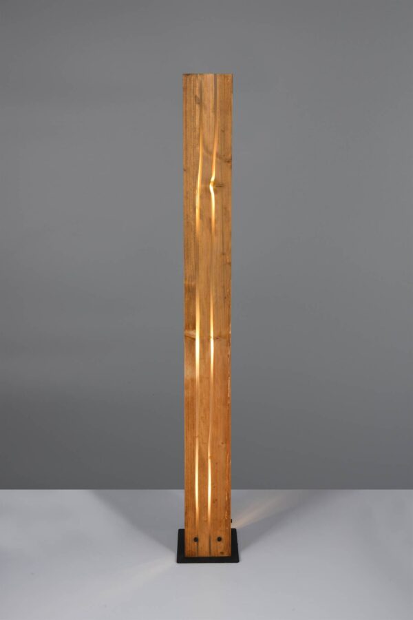 Φωτιστικό Δαπέδου με Φυσικό Ξύλο KARUNI 3x E27 Trio Lighting – 463300330