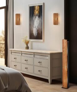 Φωτιστικό Δαπέδου με Φυσικό Ξύλο KARUNI 3x E27 Trio Lighting – 463300330