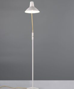 Φωτιστικό Δαπέδου Γκρι Μεταλλικό & Ορείχακλος TRAVELLER 1xE27 Trio Lighting – 463400176