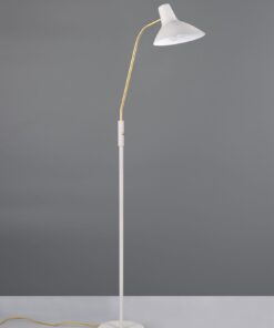 Φωτιστικό Δαπέδου Γκρι Μεταλλικό & Ορείχακλος TRAVELLER 1xE27 Trio Lighting – 463400176