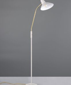 Φωτιστικό Δαπέδου Γκρι Μεταλλικό & Ορείχακλος TRAVELLER 1xE27 Trio Lighting – 463400176