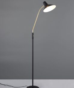 Φωτιστικό Δαπέδου Μαύρο-Χρυσό Μεταλλικό TRAVELLER 1xE27 Trio Lighting – 463400180