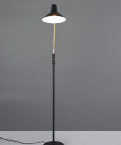 Φωτιστικό Δαπέδου Μαύρο-Χρυσό Μεταλλικό TRAVELLER 1xE27 Trio Lighting – 463400180