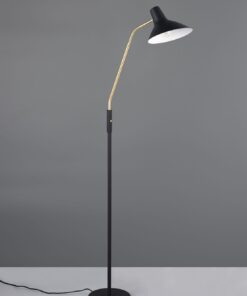 Φωτιστικό Δαπέδου Μαύρο-Χρυσό Μεταλλικό TRAVELLER 1xE27 Trio Lighting – 463400180