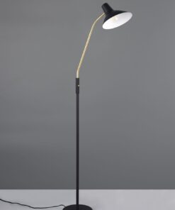 Φωτιστικό Δαπέδου Μαύρο-Χρυσό Μεταλλικό TRAVELLER 1xE27 Trio Lighting – 463400180