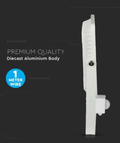 LED Προβολέας με Ανιχνευτή Κίνησης 50W V-TAC PRO Samsung Chip 100° 4000lm Λευκός IP65 Θερμό Λευκό 3000K – 466