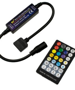 GloboStar® 73427 Ασύρματος LED RGBW + WW Controller με Χειριστήριο RF 2.4Ghz DC 5-24V Max 144W
