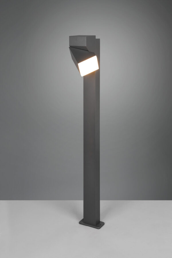 Κολωνάκι Trio Lighting AVON  LED, 7W · 800lm, 3000K Ανθρακί Χυτό Αλουμίνιο IP54, Περιστρεφόμενο – 470660142