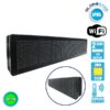 GloboStar® 90302 Κυλιόμενη Ψηφιακή Επιγραφή P10 LED SMD AC 220-240V με Wi-Fi – Αδιάβροχή IP54 – Διπλής Όψης – Μ104 x Π12 x Υ20cm Πράσινο