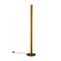 Φωτιστικό Δαπέδου Trio Lighting LED 15W Μαύρο Μεταλλικό Step Dimmable 1450lm 3000K 474410179
